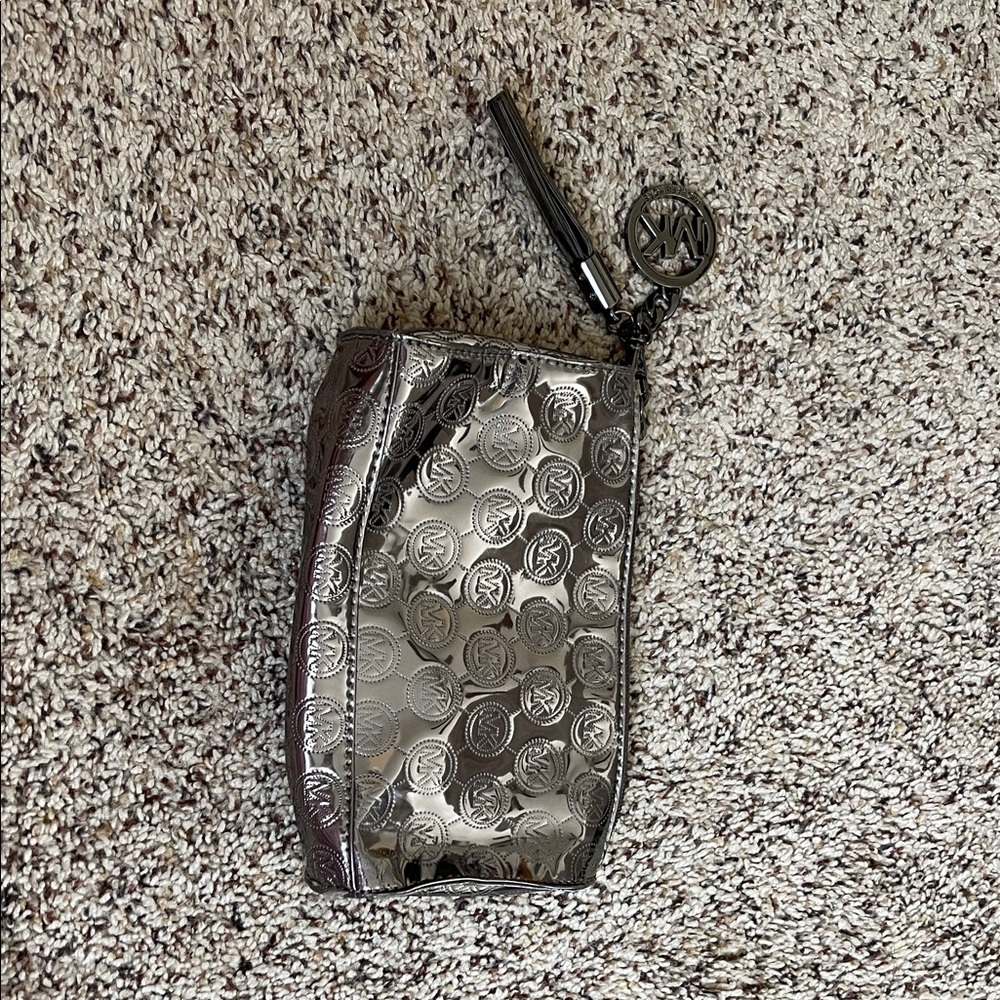 Michael Kors Metallic Silver Storage Bag